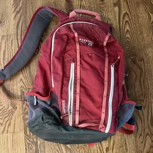 Mountain Hardwear Homer Backpack Red 19x14 Hiking Daypack Outdoor Gear Travel